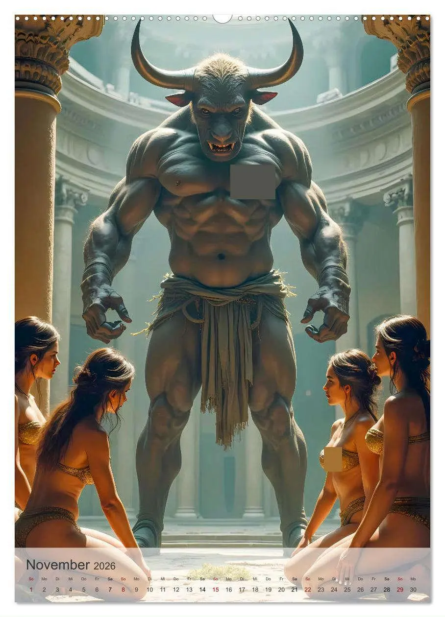 Bild: 9783457249062 | Spicy - Griechische Mythologie (hochwertiger Premium Wandkalender...