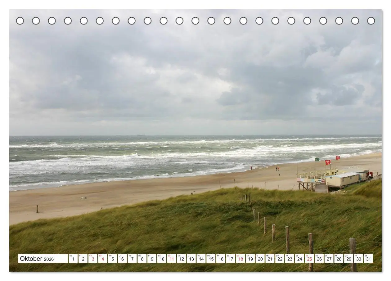 Bild: 9783516029062 | Callantsoog (Tischkalender 2026 DIN A5 quer), CALVENDO Monatskalender