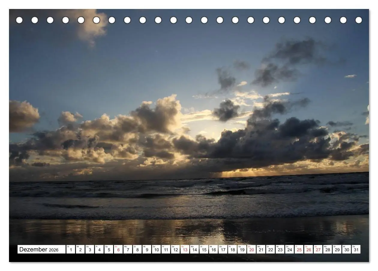 Bild: 9783516029062 | Callantsoog (Tischkalender 2026 DIN A5 quer), CALVENDO Monatskalender