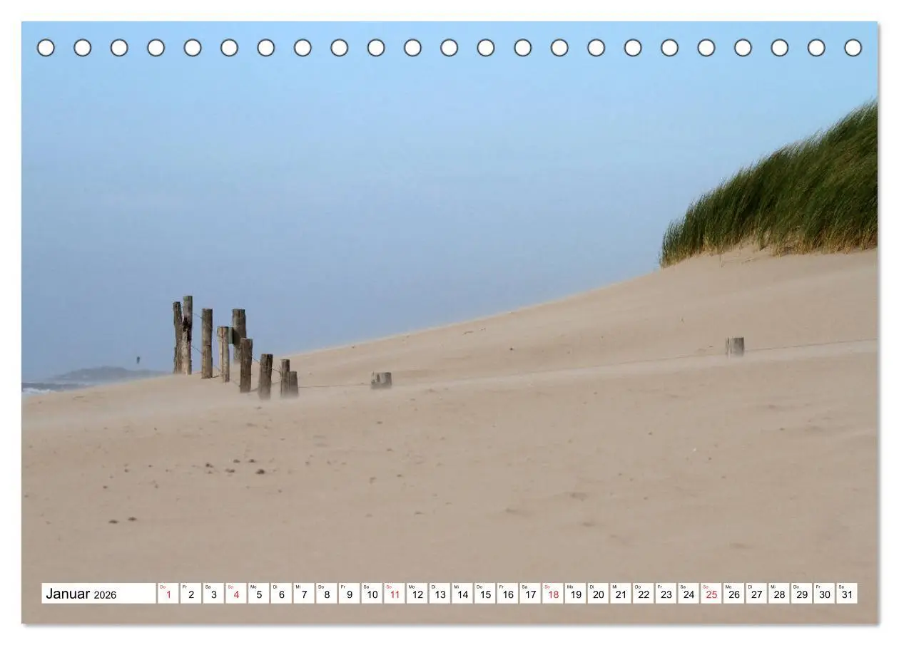 Bild: 9783516029062 | Callantsoog (Tischkalender 2026 DIN A5 quer), CALVENDO Monatskalender
