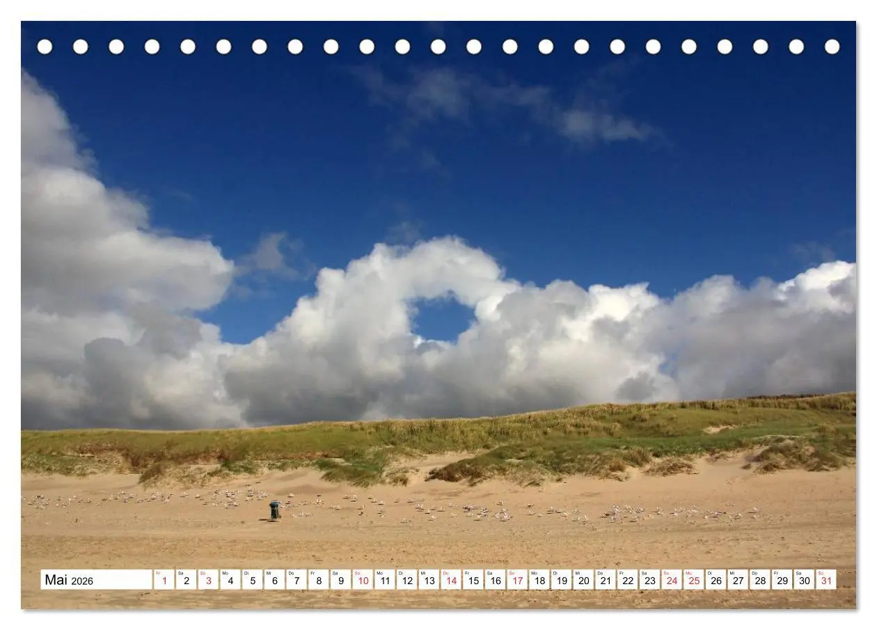 Bild: 9783516029062 | Callantsoog (Tischkalender 2026 DIN A5 quer), CALVENDO Monatskalender