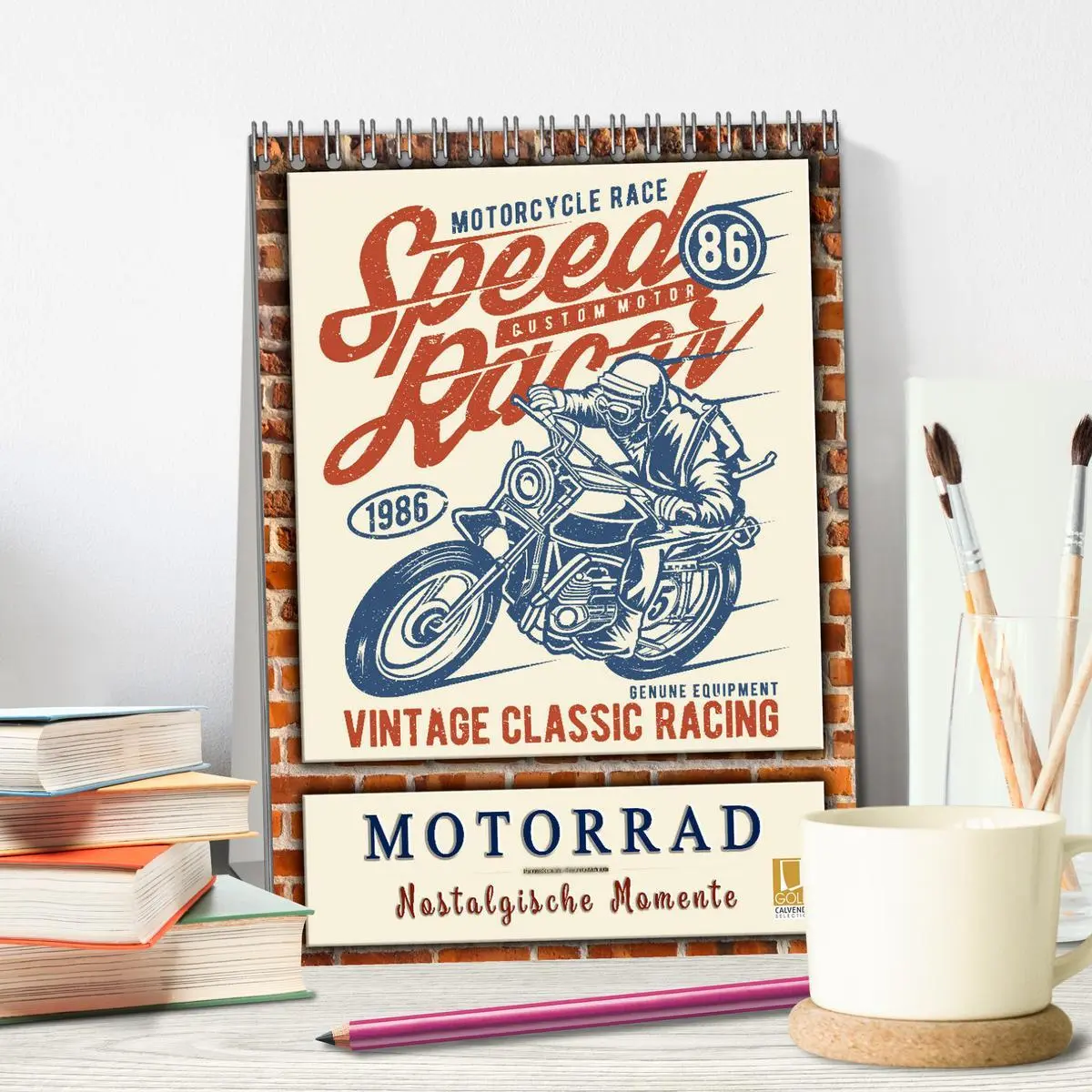 Bild: 9783516409062 | Motorrad - nostalgische Momente (Tischkalender 2026 DIN A5 hoch),...