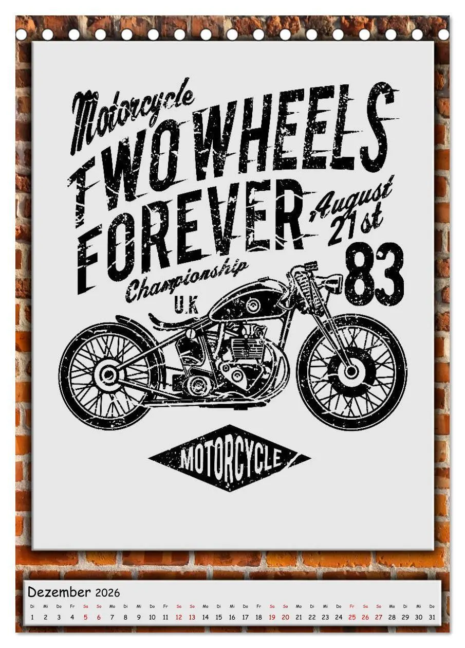 Bild: 9783516409062 | Motorrad - nostalgische Momente (Tischkalender 2026 DIN A5 hoch),...