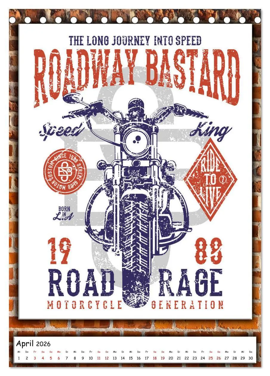 Bild: 9783516409062 | Motorrad - nostalgische Momente (Tischkalender 2026 DIN A5 hoch),...