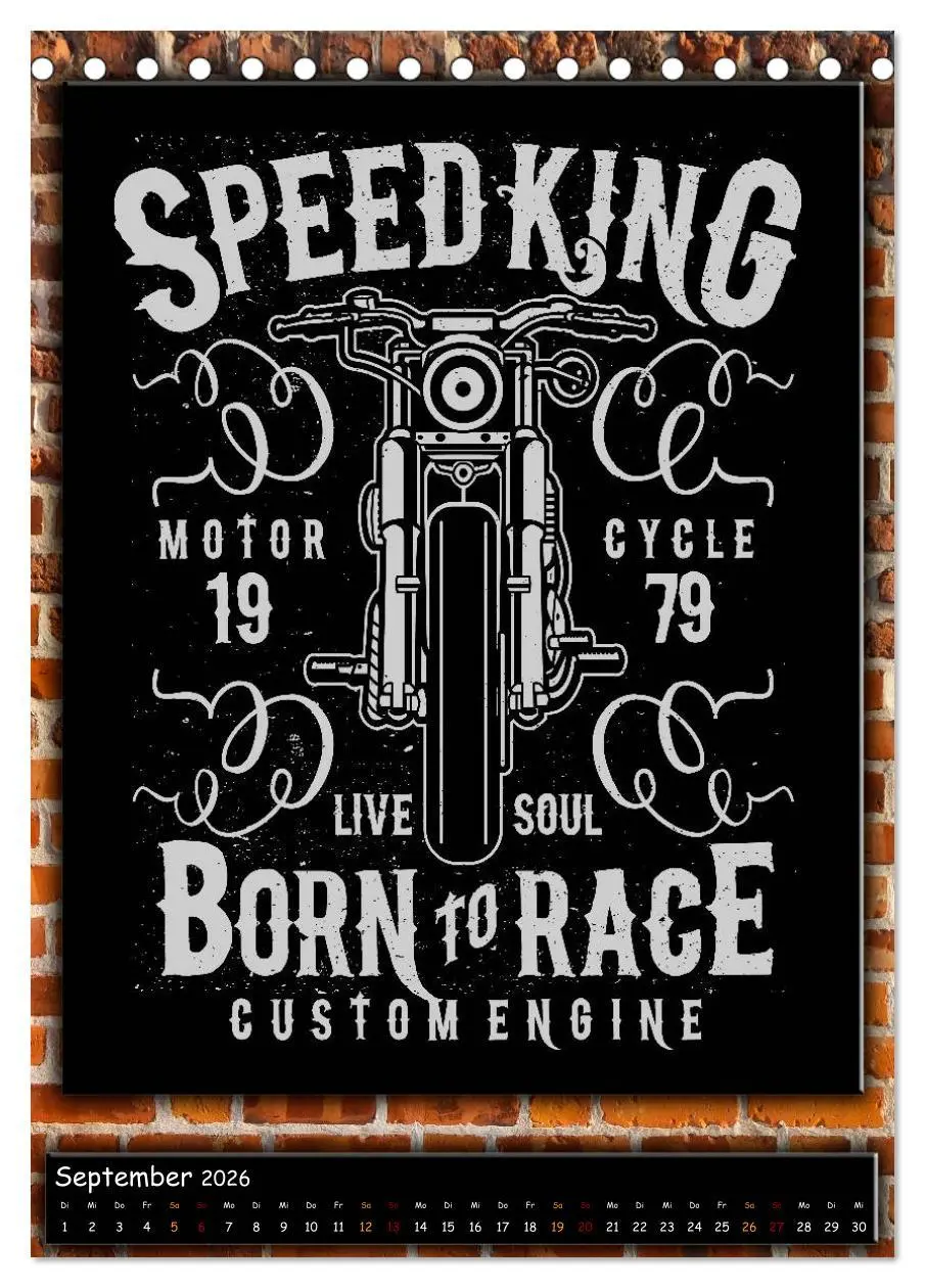 Bild: 9783516409062 | Motorrad - nostalgische Momente (Tischkalender 2026 DIN A5 hoch),...