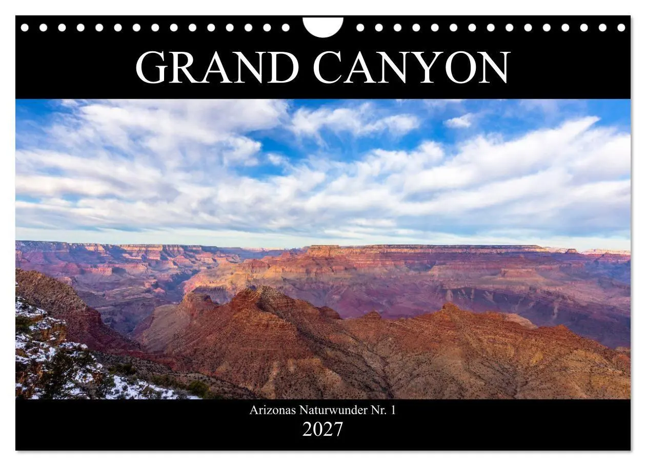 Cover: 9783569739062 | GRAND CANYON - Einblicke (Wandkalender 2027 DIN A4 quer), CALVENDO...