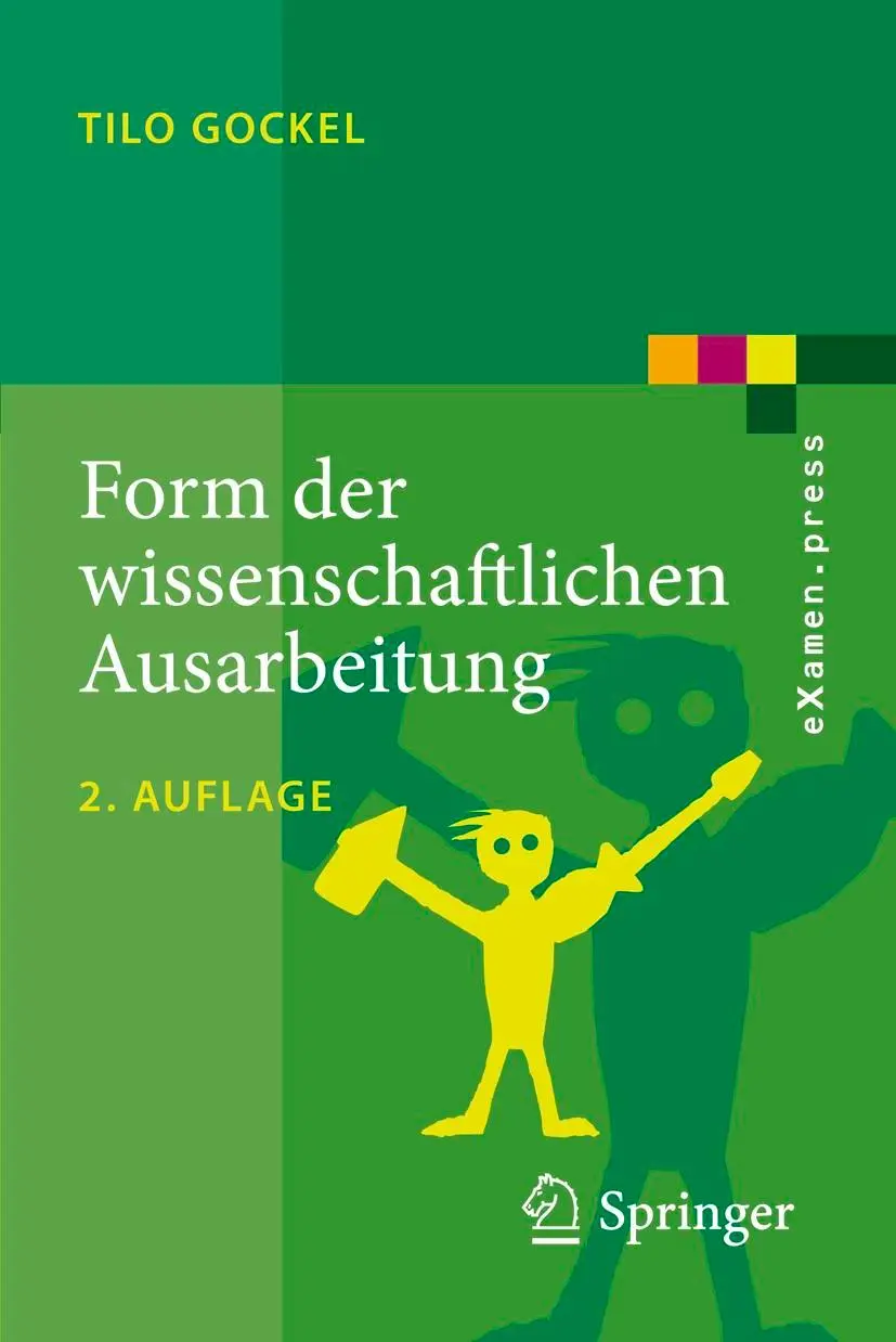 Cover: 9783642139062 | Form der wissenschaftlichen Ausarbeitung | Tilo Gockel | Taschenbuch