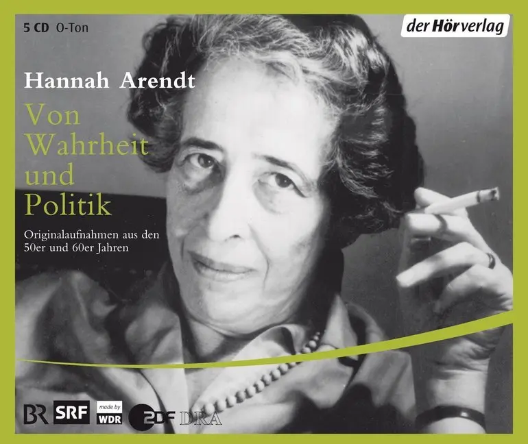 Cover: 9783899409062 | Von Wahrheit und Politik. 5 CDs | Hannah Arendt | Audio-CD | 366 Min.