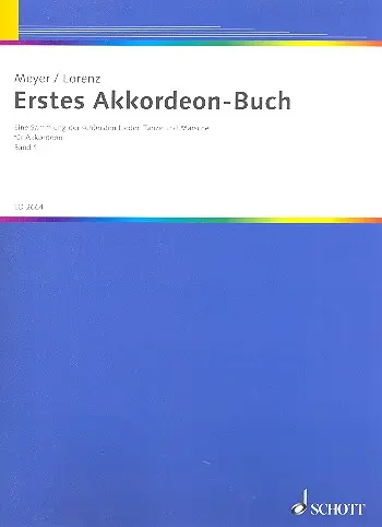 Cover: 9790001039062 | Erstes Akkordeon-Buch | Buch | 28 S. | Deutsch | 1984 | Schott Music
