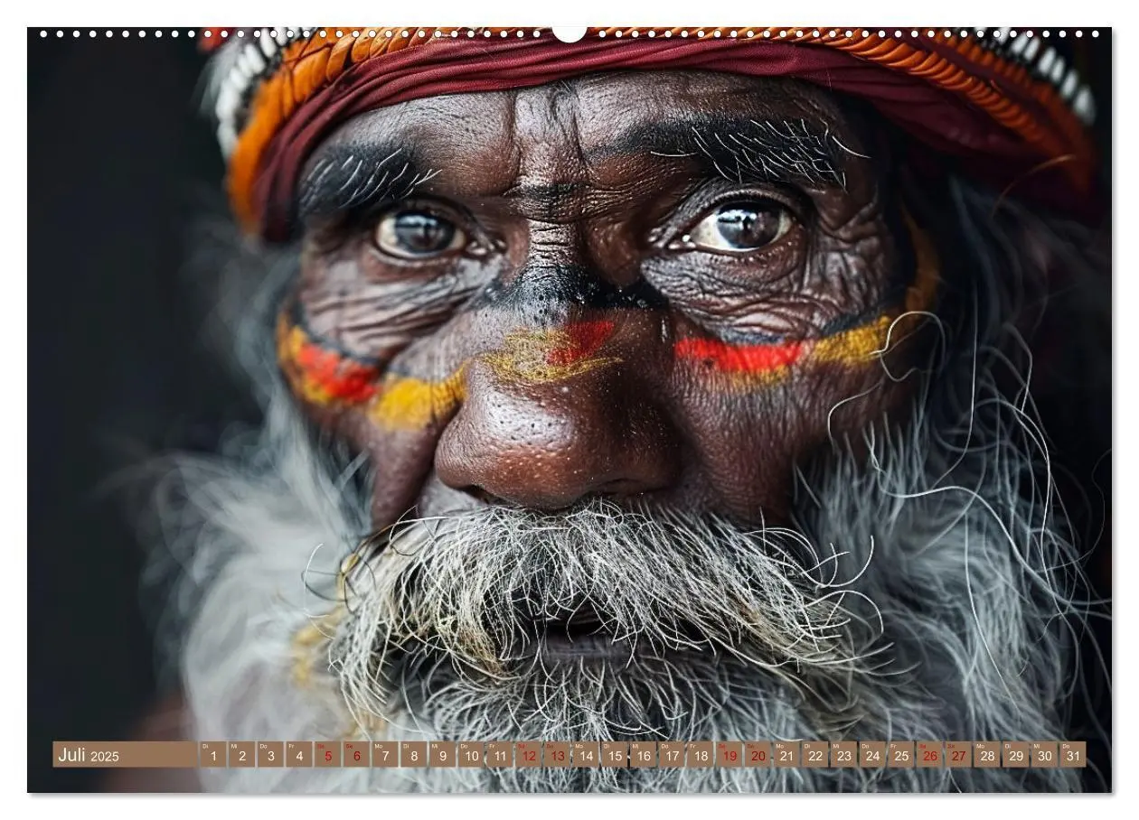 Bild: 9783383819162 | Aborigines - Farben des Outback (Wandkalender 2025 DIN A2 quer),...