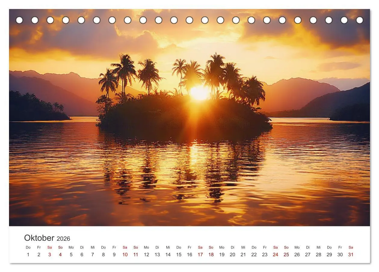 Bild: 9783457309162 | Sehnsucht nach dem Paradies - Tropische Inselträume (Tischkalender...