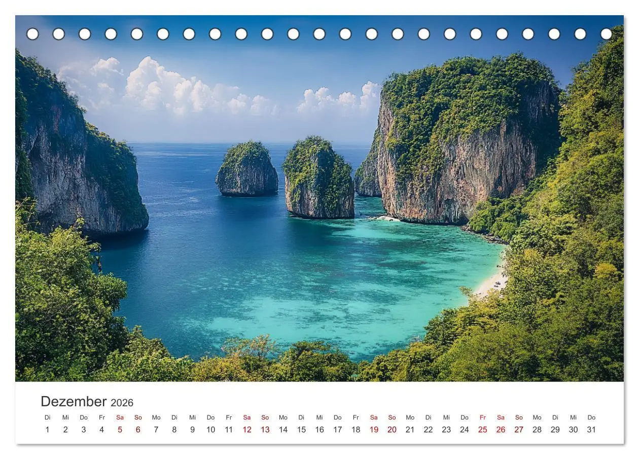 Bild: 9783457309162 | Sehnsucht nach dem Paradies - Tropische Inselträume (Tischkalender...