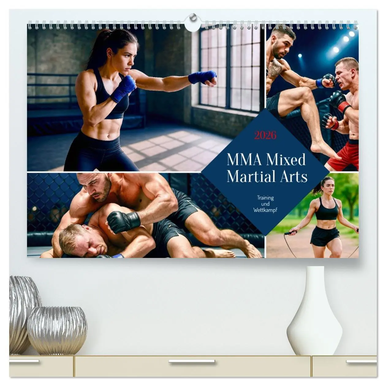 Cover: 9783516639162 | MMA Mixed Martial Arts (hochwertiger Premium Wandkalender 2026 DIN...