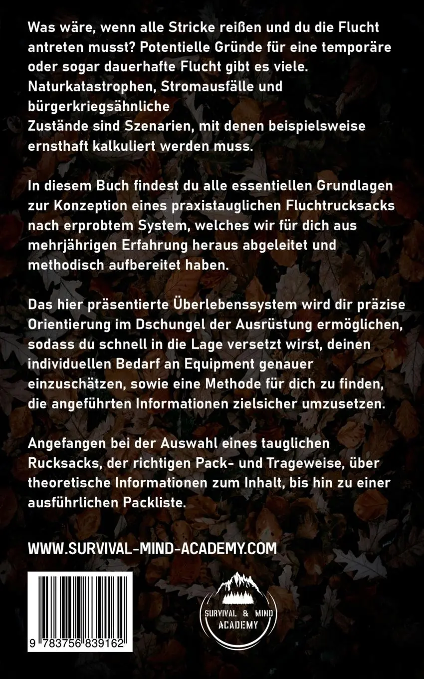 Rückseite: 9783756839162 | Fluchtrucksack Ratgeber | Bereit, wenn Du packen musst! | Taschenbuch