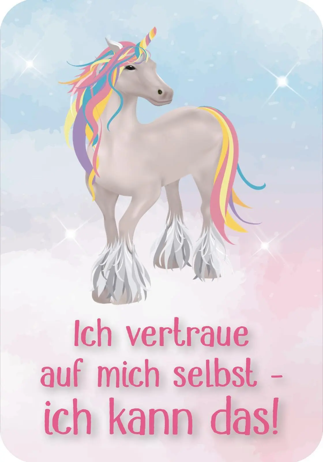 Bild: 9783845869162 | Mutmachkarten für die Schule - Einhorn | Taschenbuch | 50 S. | Deutsch