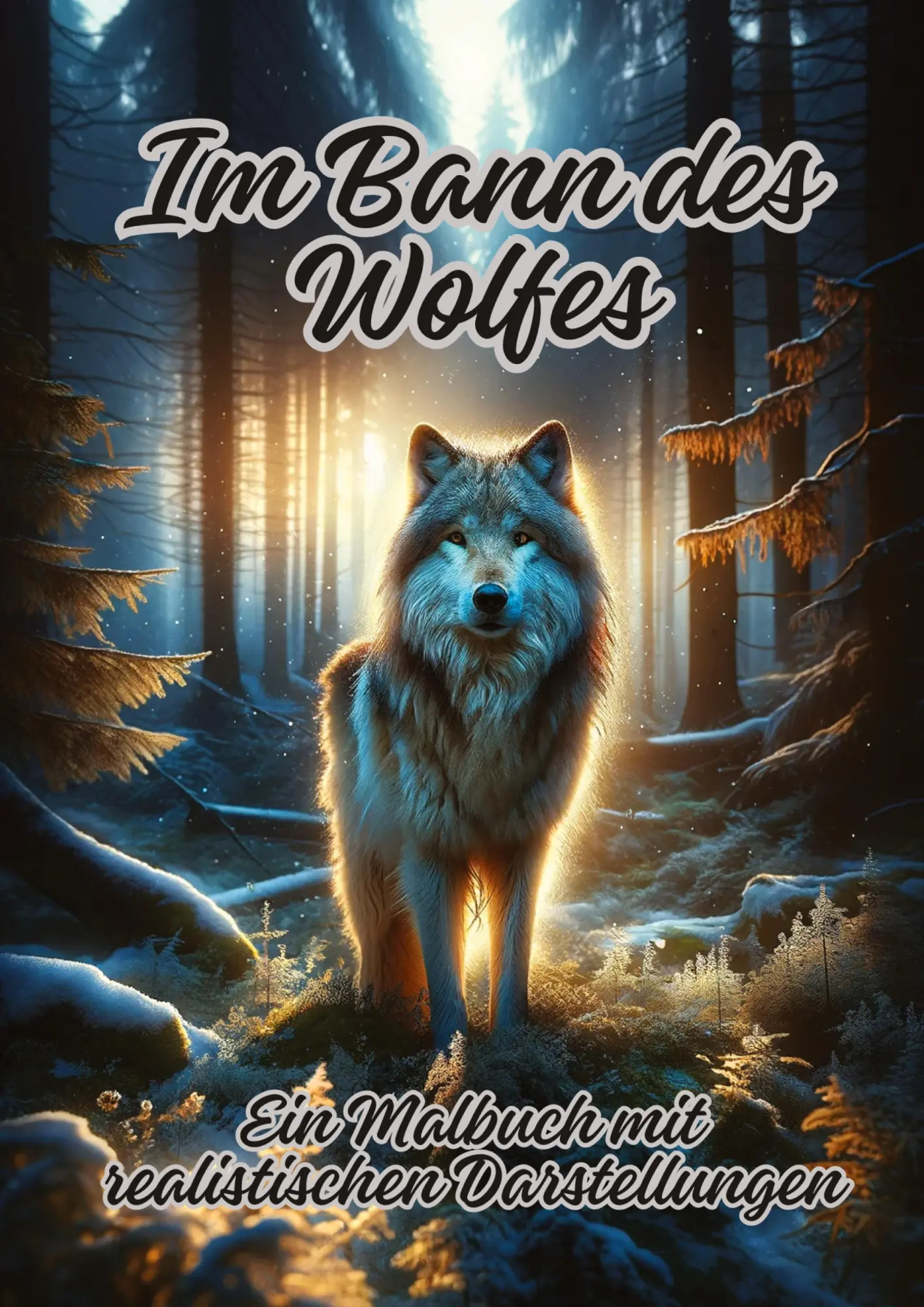 Cover: 9783384109262 | Im Bann des Wolfes | Ein Malbuch mit realistischen Darstellungen