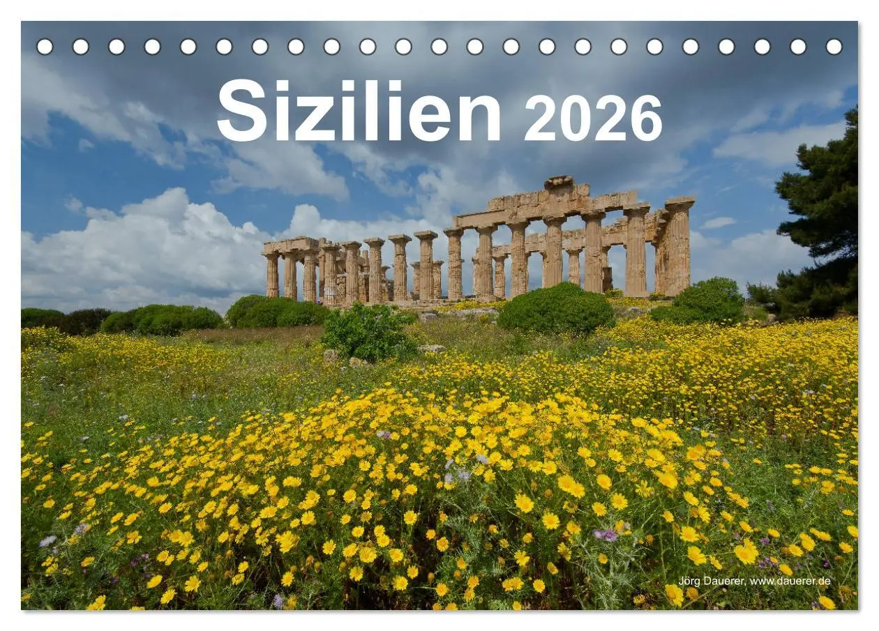 Cover: 9783457849262 | Sizilien 2026 (Tischkalender 2026 DIN A5 quer), CALVENDO...