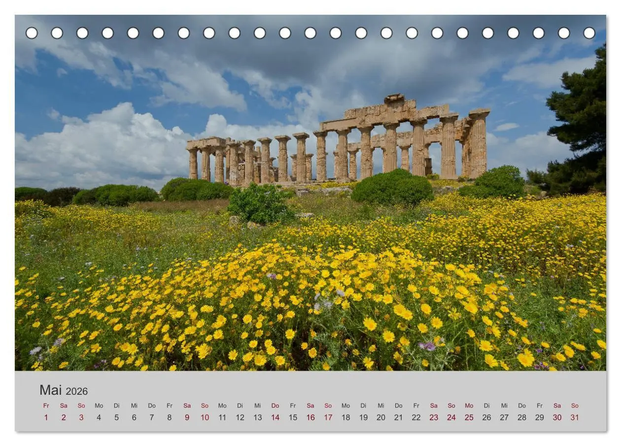Bild: 9783457849262 | Sizilien 2026 (Tischkalender 2026 DIN A5 quer), CALVENDO...