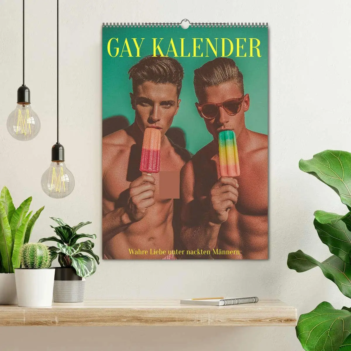 Bild: 9783516629262 | Gay Kalender - Wahre Liebe unter nackten Männern (Wandkalender 2026...