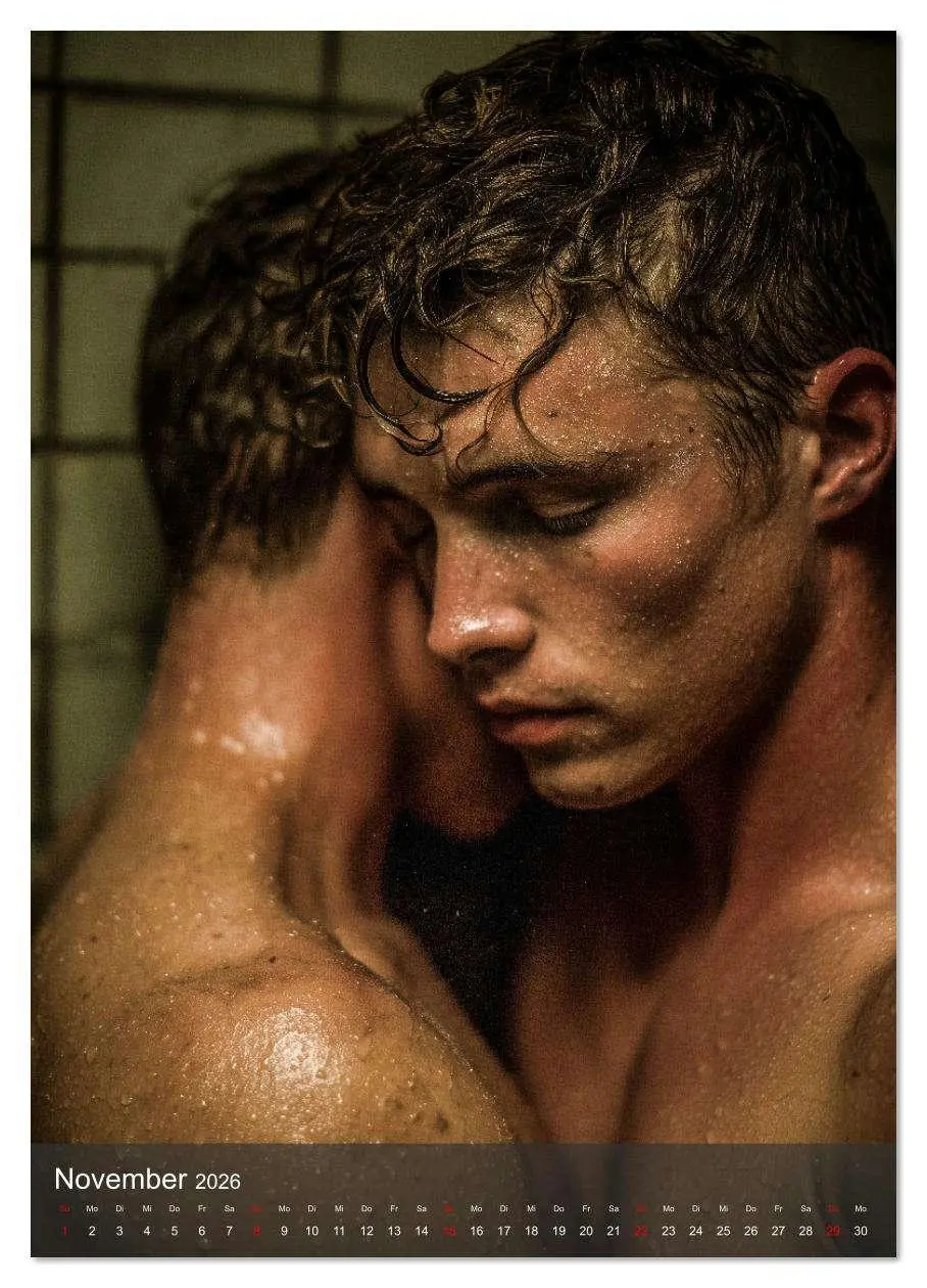Bild: 9783516629262 | Gay Kalender - Wahre Liebe unter nackten Männern (Wandkalender 2026...