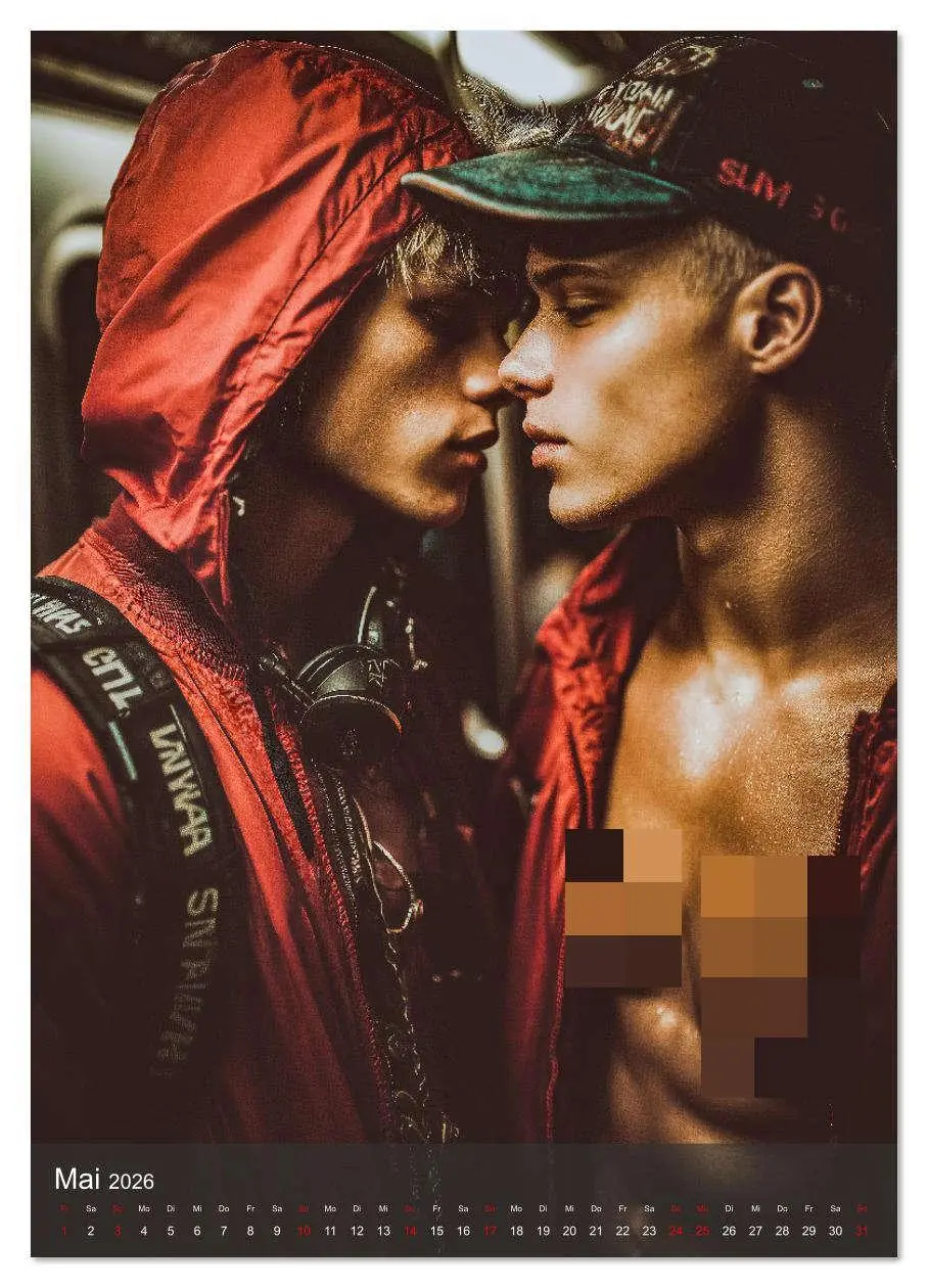 Bild: 9783516629262 | Gay Kalender - Wahre Liebe unter nackten Männern (Wandkalender 2026...