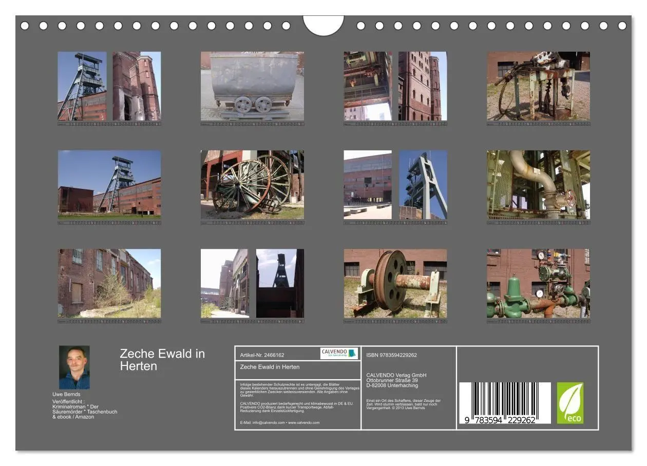 Bild: 9783594229262 | Zeche Ewald in Herten (Wandkalender 2027 DIN A4 quer), CALVENDO...