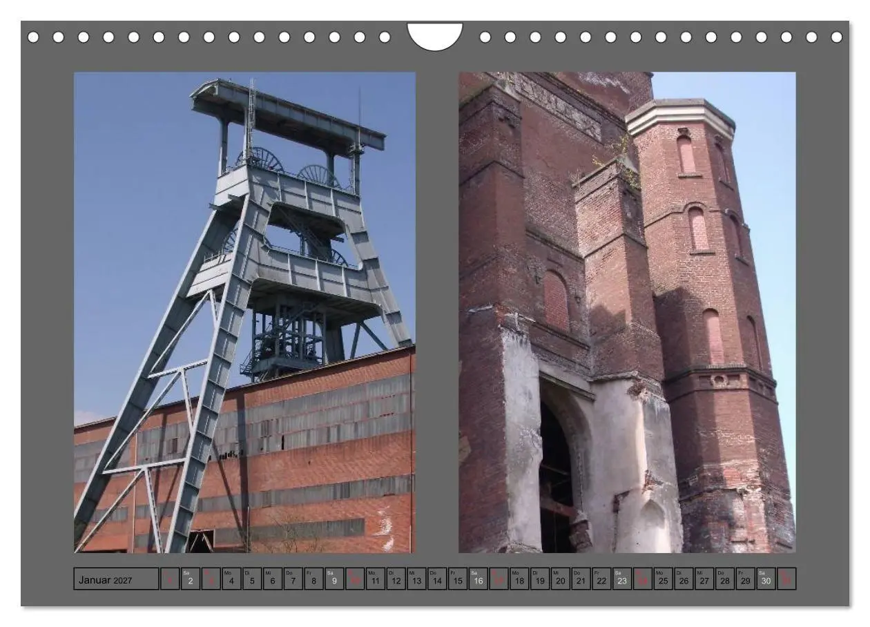 Bild: 9783594229262 | Zeche Ewald in Herten (Wandkalender 2027 DIN A4 quer), CALVENDO...