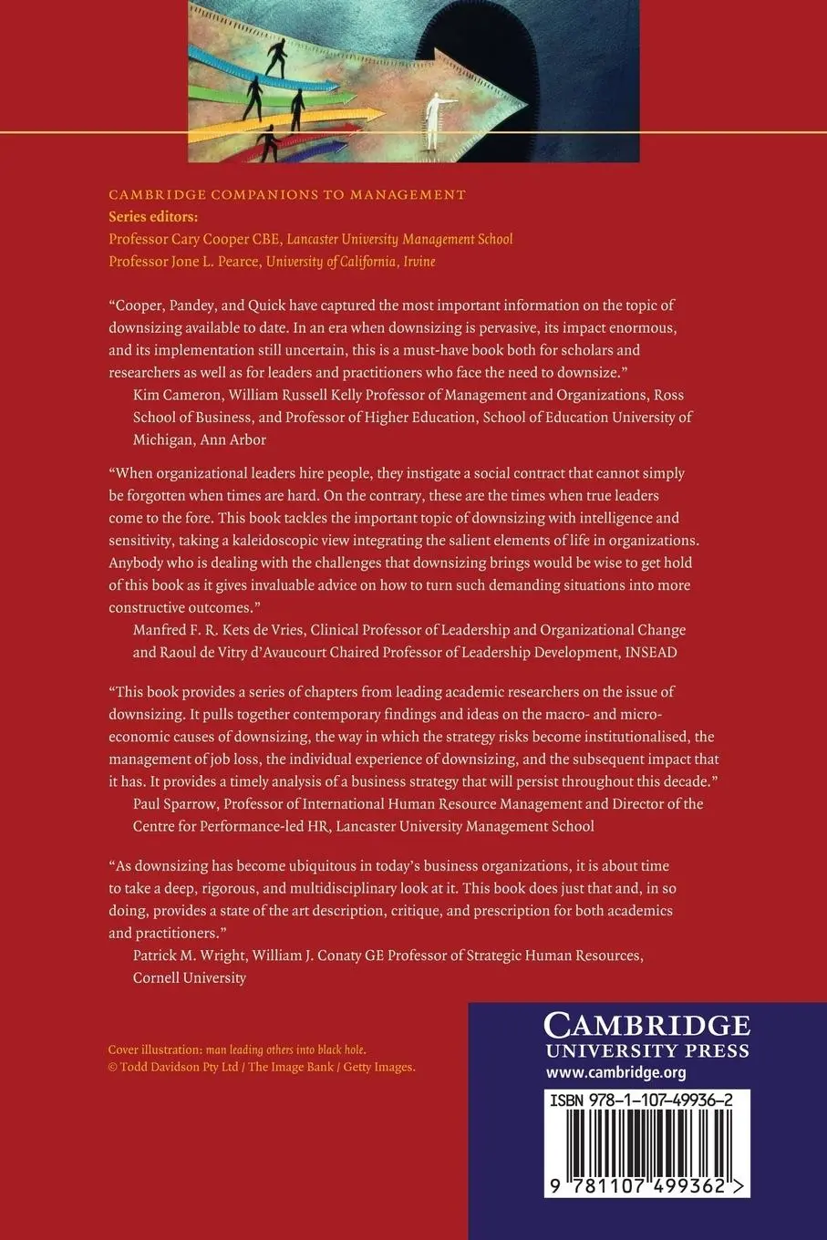 Rückseite: 9781107499362 | Downsizing | Cary L. Cooper (u. a.) | Taschenbuch | Englisch | 2014