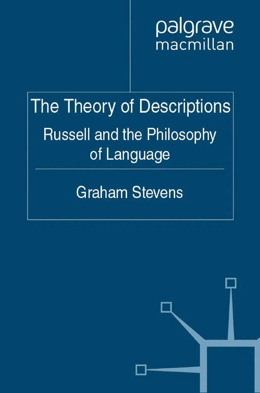 Cover: 9781349299362 | The Theory of Descriptions | Russell and the Philosophy of Language