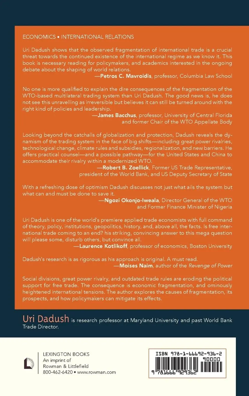 Rückseite: 9781666929362 | Geopolitics, Trade Blocks, and the Fragmentation of World Commerce