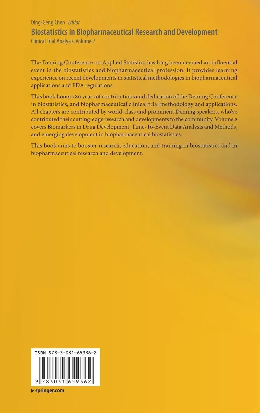 Rückseite: 9783031659362 | Biostatistics in Biopharmaceutical Research and Development | Chen