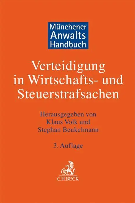 Cover: 9783406729362 | Münchener Anwaltshandbuch Verteidigung in Wirtschafts- und...