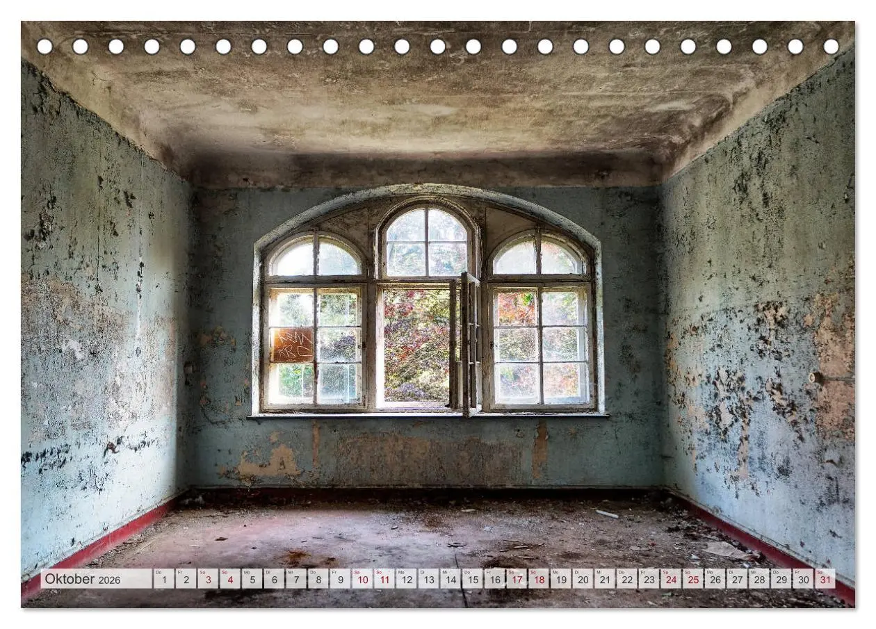 Bild: 9783457769362 | Lost Places Kalender - Daylight (Tischkalender 2026 DIN A5 quer),...