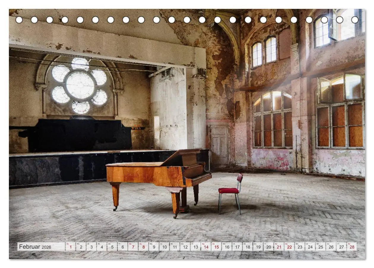 Bild: 9783457769362 | Lost Places Kalender - Daylight (Tischkalender 2026 DIN A5 quer),...