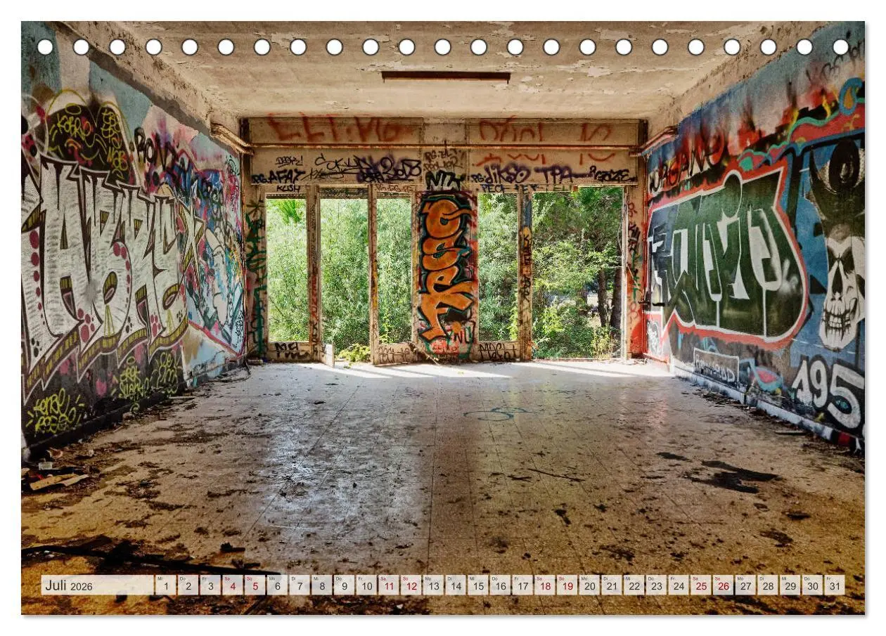 Bild: 9783457769362 | Lost Places Kalender - Daylight (Tischkalender 2026 DIN A5 quer),...