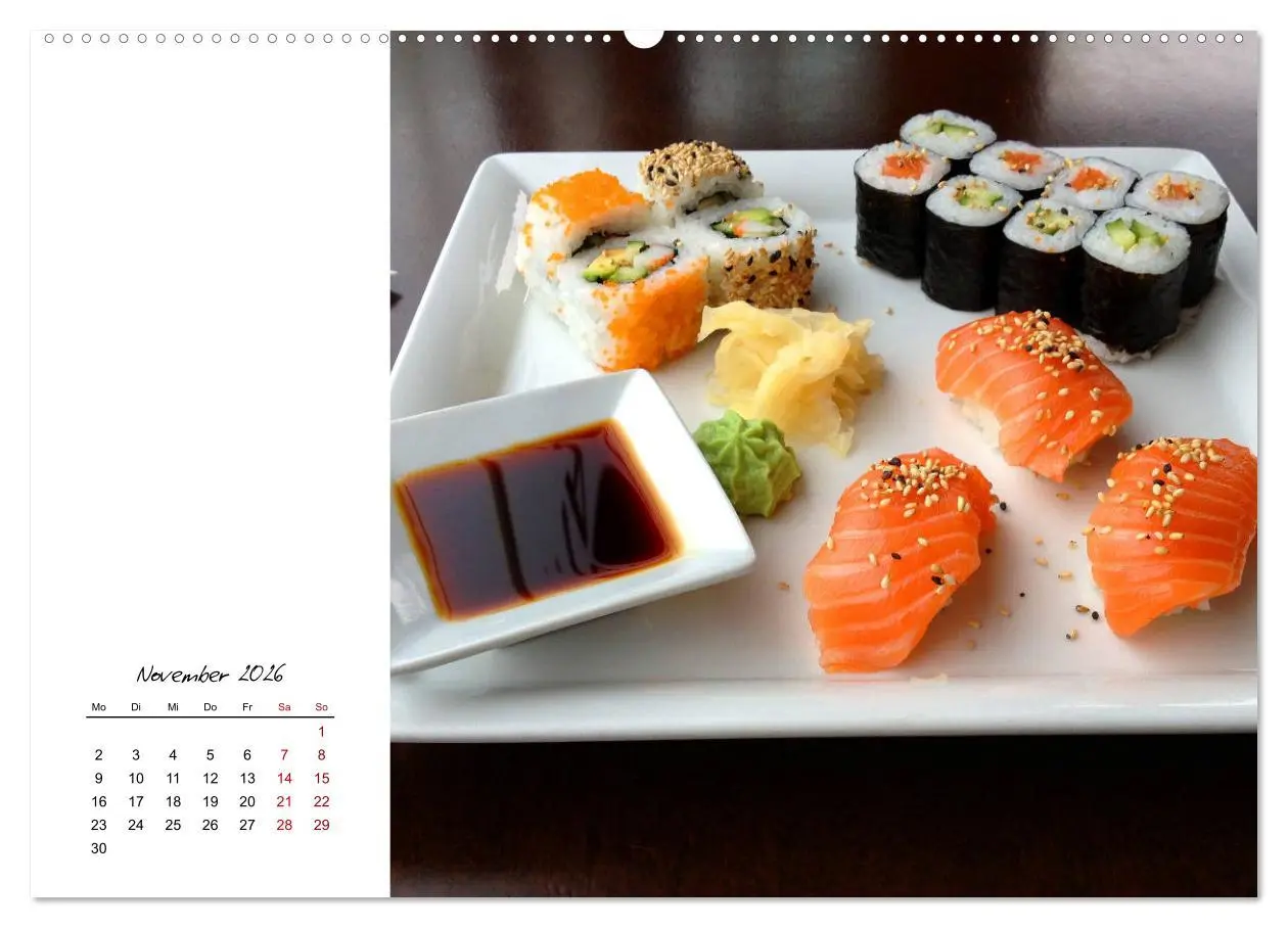 Bild: 9783457839362 | Sashimi und Sushi. Japans Köstlichkeiten (Wandkalender 2026 DIN A2...