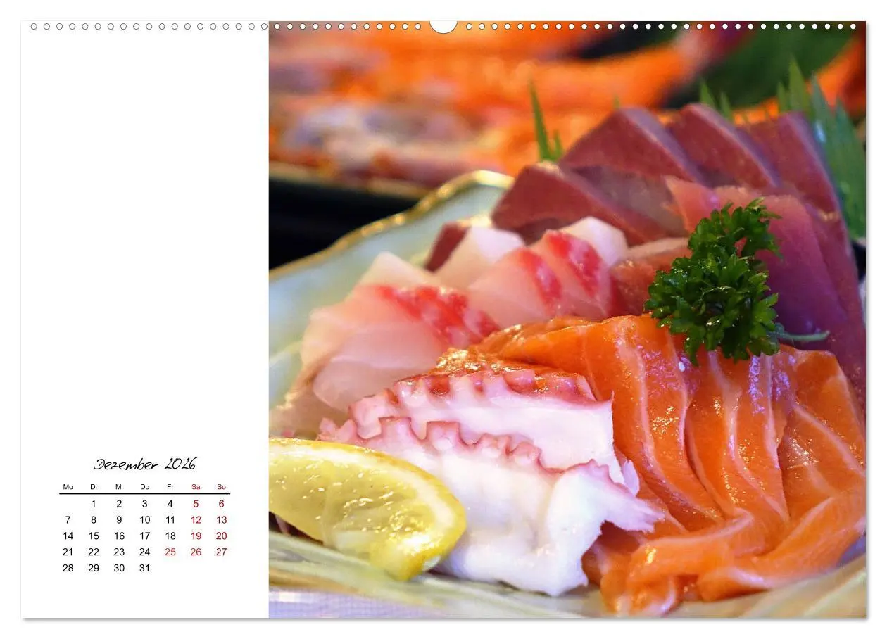 Bild: 9783457839362 | Sashimi und Sushi. Japans Köstlichkeiten (Wandkalender 2026 DIN A2...