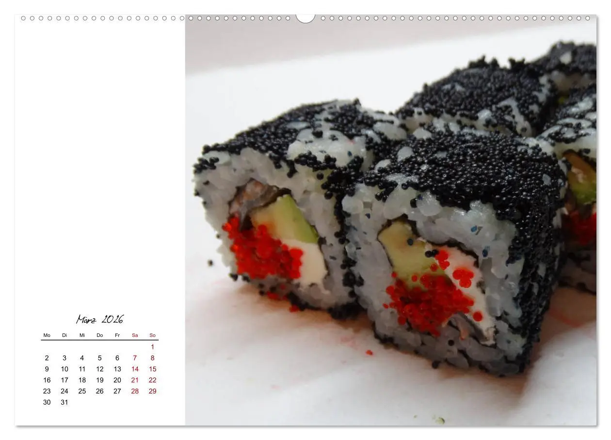 Bild: 9783457839362 | Sashimi und Sushi. Japans Köstlichkeiten (Wandkalender 2026 DIN A2...
