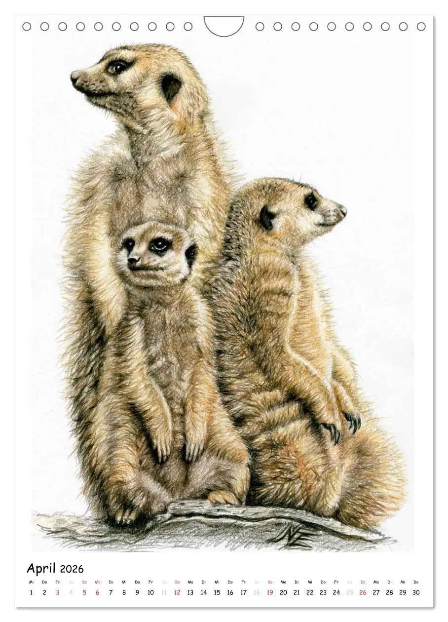 Bild: 9783516479362 | Wildlife Portraits (Wandkalender 2026 DIN A4 hoch), CALVENDO...