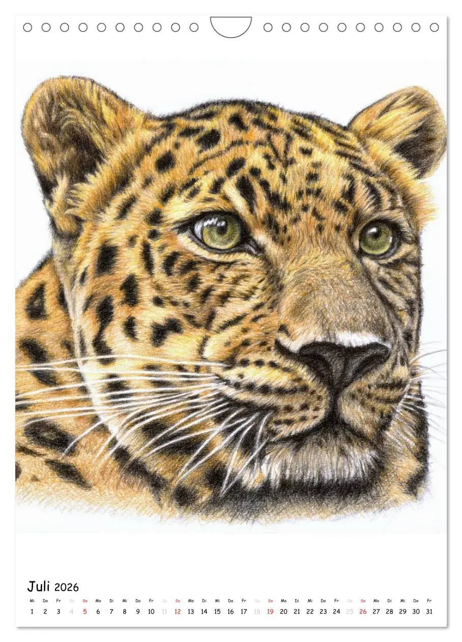 Bild: 9783516479362 | Wildlife Portraits (Wandkalender 2026 DIN A4 hoch), CALVENDO...