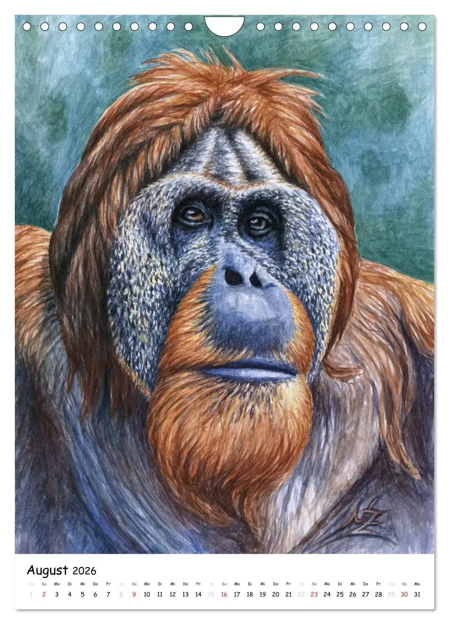 Bild: 9783516479362 | Wildlife Portraits (Wandkalender 2026 DIN A4 hoch), CALVENDO...