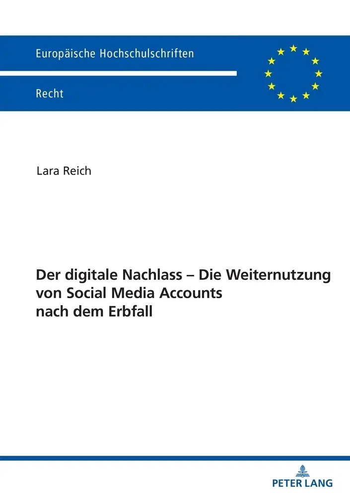 Cover: 9783631909362 | Der digitale Nachlass | Lara Reich | Taschenbuch | Deutsch