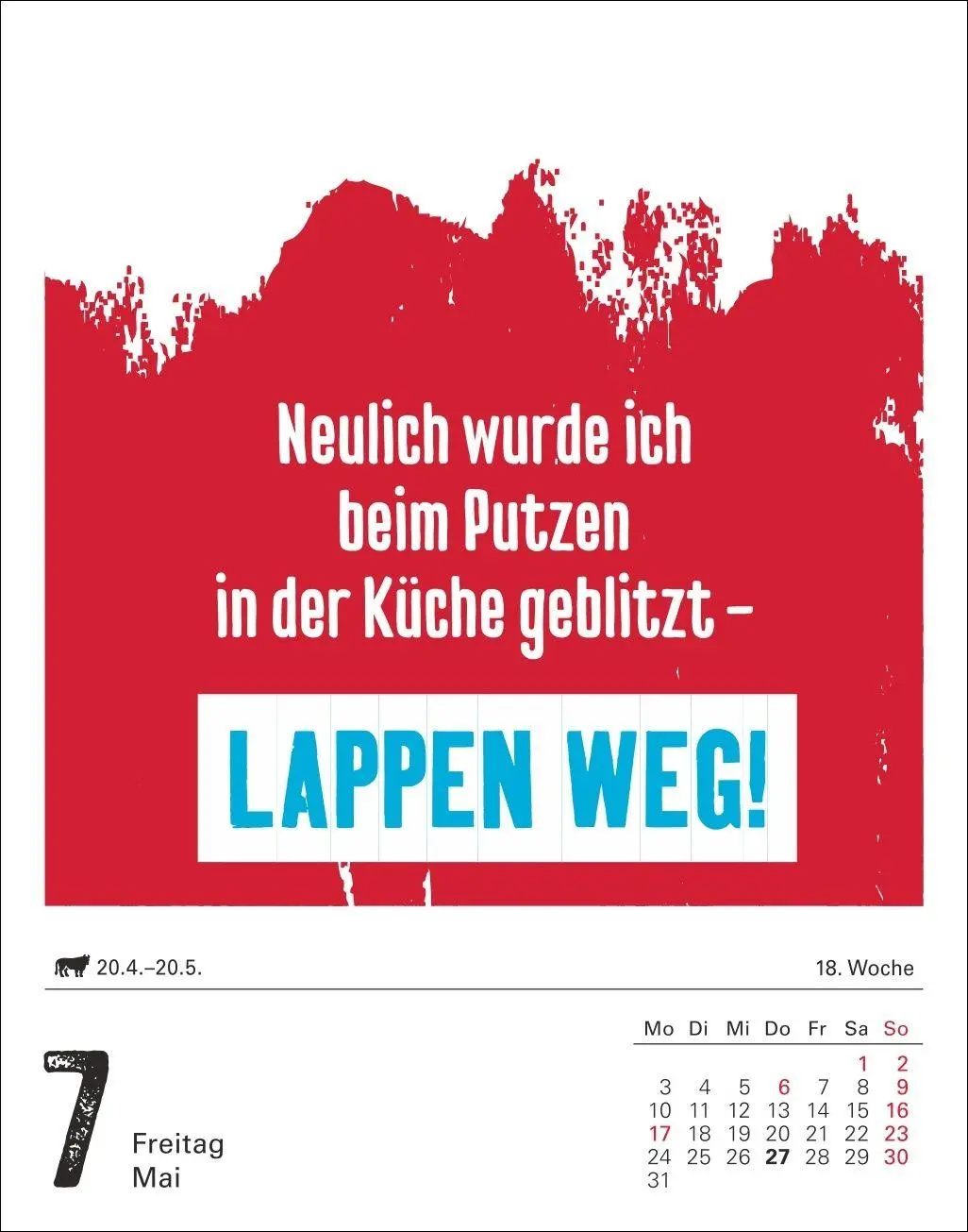 Bild: 9783840039362 | Lange Rede kurzer Gin Tagesabreißkalender 2027 - Der Sprüche-Kalender