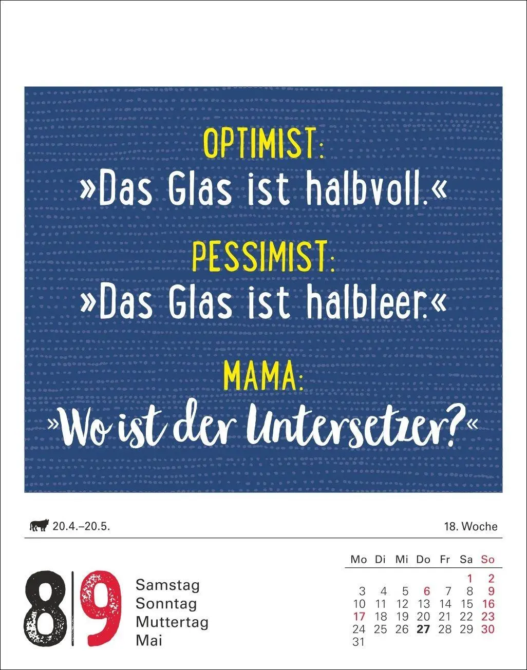 Bild: 9783840039362 | Lange Rede kurzer Gin Tagesabreißkalender 2027 - Der Sprüche-Kalender
