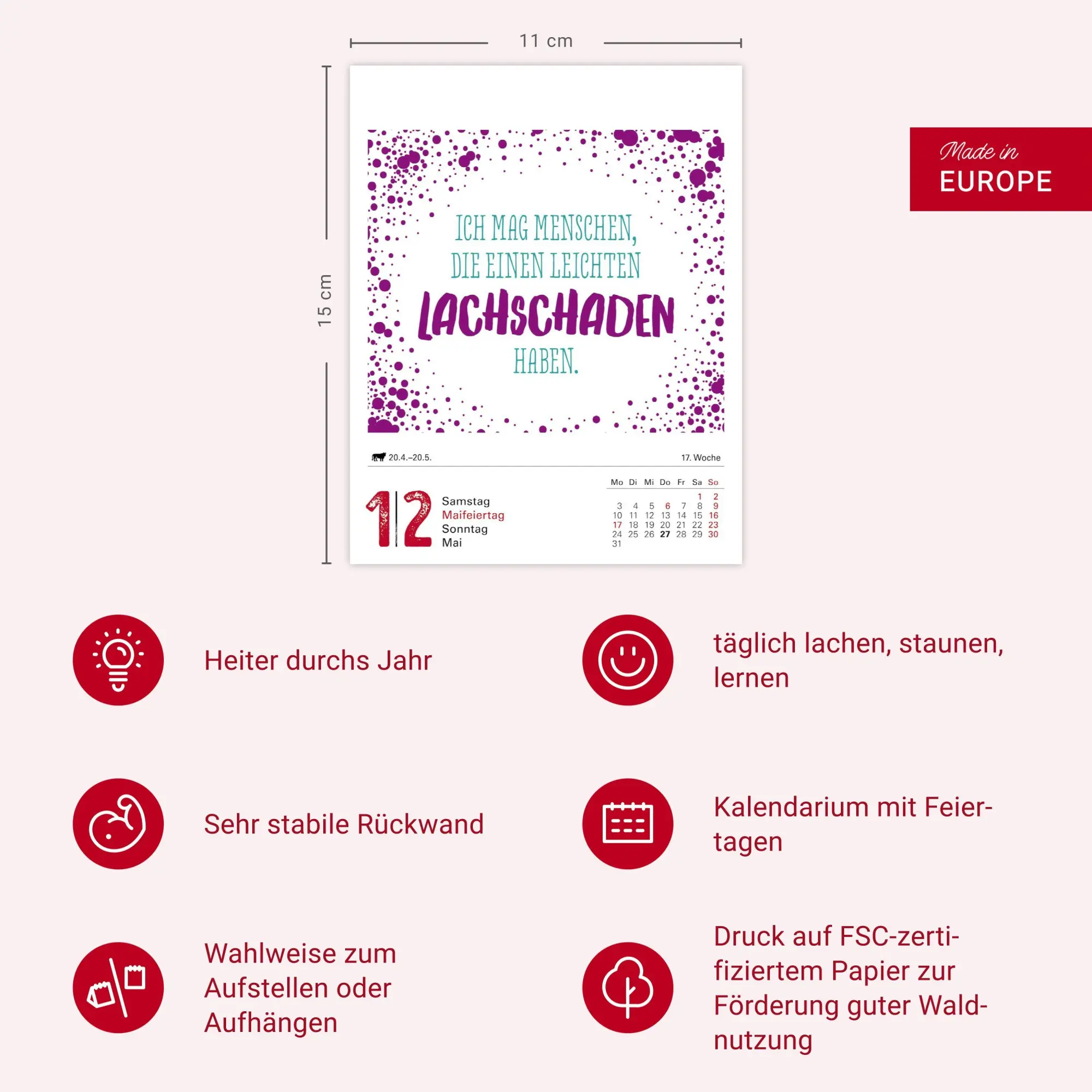 Bild: 9783840039362 | Lange Rede kurzer Gin Tagesabreißkalender 2027 - Der Sprüche-Kalender