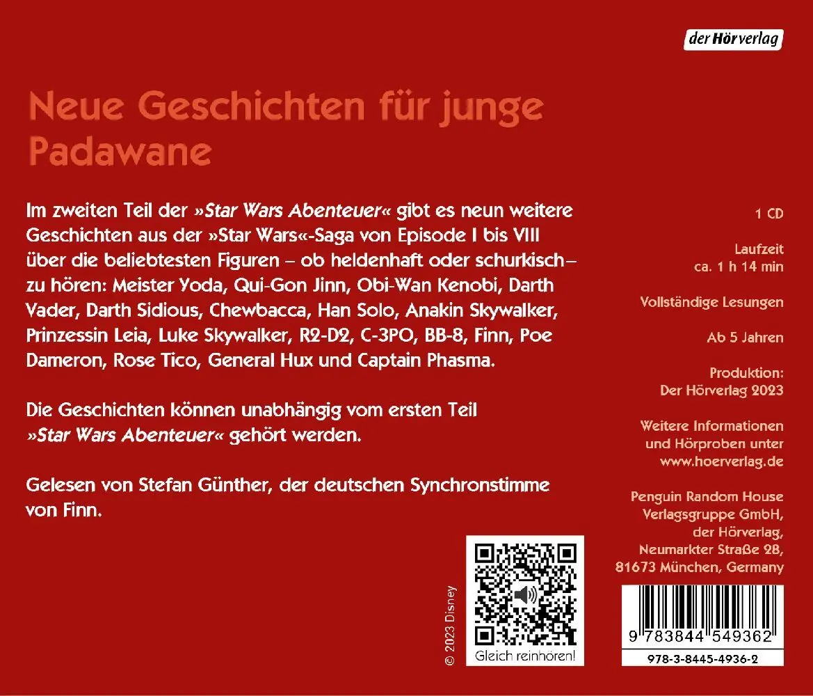 Bild: 9783844549362 | Star Wars Abenteuer 2,1 Audio-CD | Andreas Kasprzak | Audio-CD | 1 CD