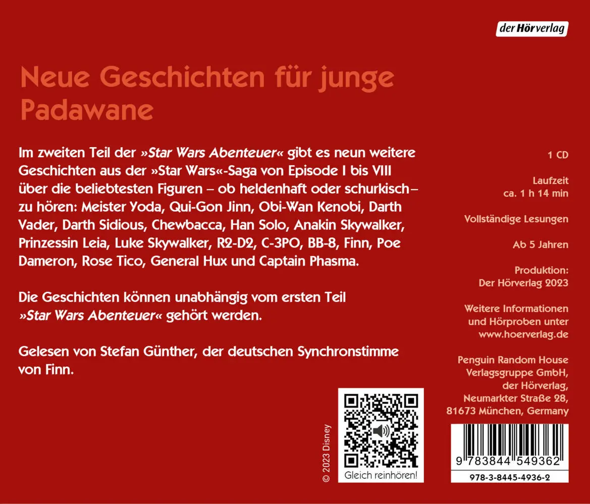 Bild: 9783844549362 | Star Wars Abenteuer 2,1 Audio-CD | Andreas Kasprzak | Audio-CD | 1 CD