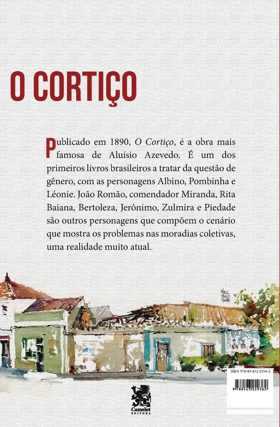Rückseite: 9788543229362 | O Cortiço | Aluísio de Azevedo | Taschenbuch | Portugiesisch | 2023