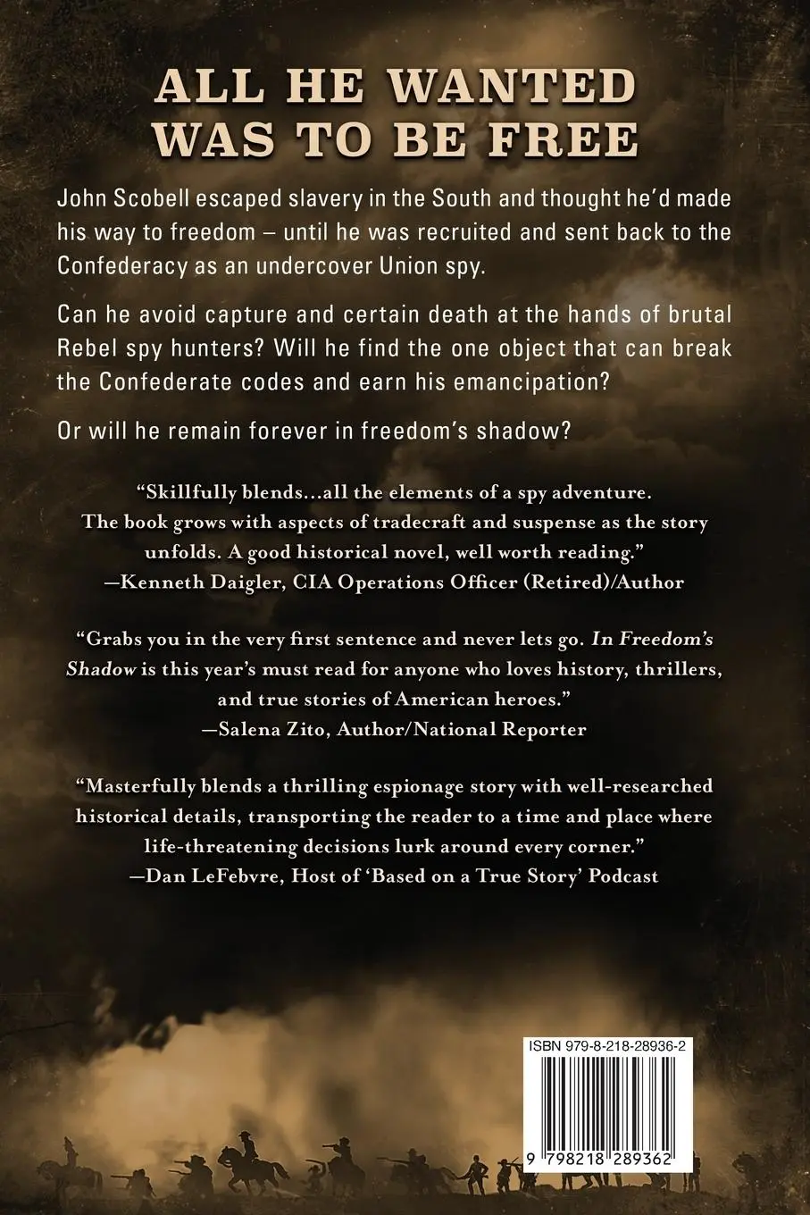 Rückseite: 9798218289362 | In Freedom's Shadow | Robert Hilliard | Taschenbuch | Englisch | 2023