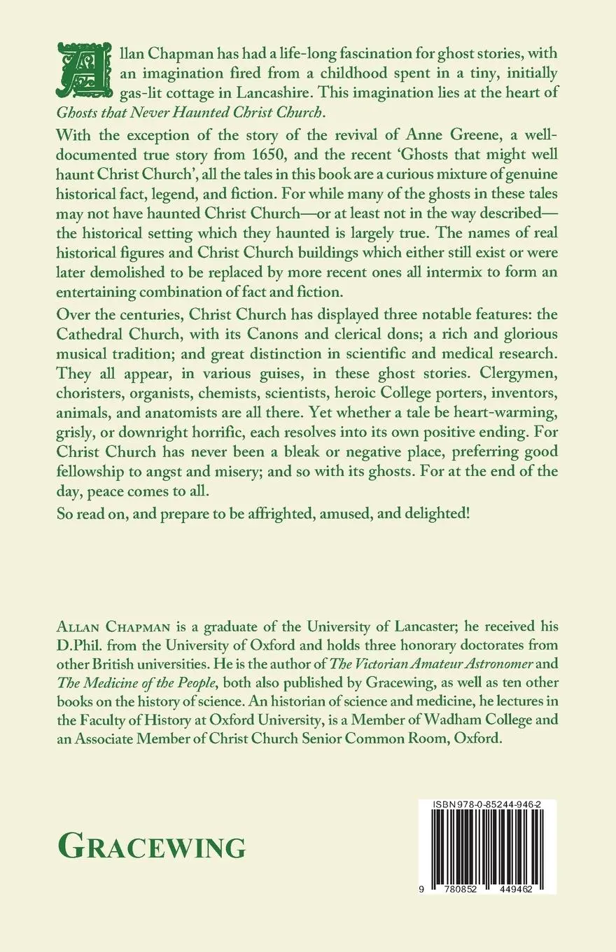 Rückseite: 9780852449462 | Ghosts that Never Haunted Christ Church | Allan Chapman | Taschenbuch